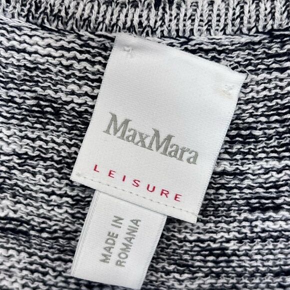 NWOT Max Mara | Biglia Marled Gray Tank Long Maxi Dress XL - Picture 5 of 6